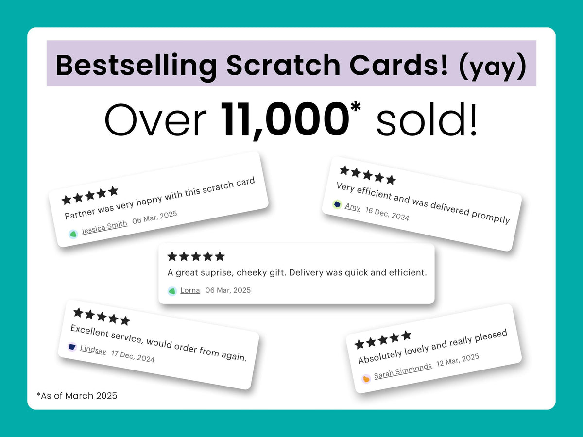 Naughty Adult Scratch Card for Him