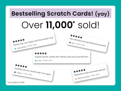 Naughty Adult Scratch Card for Him