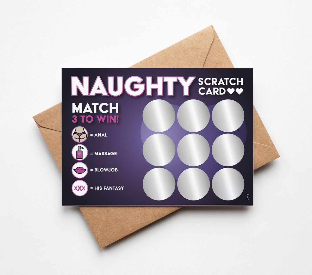 Naughty Adult Scratch Card for Him