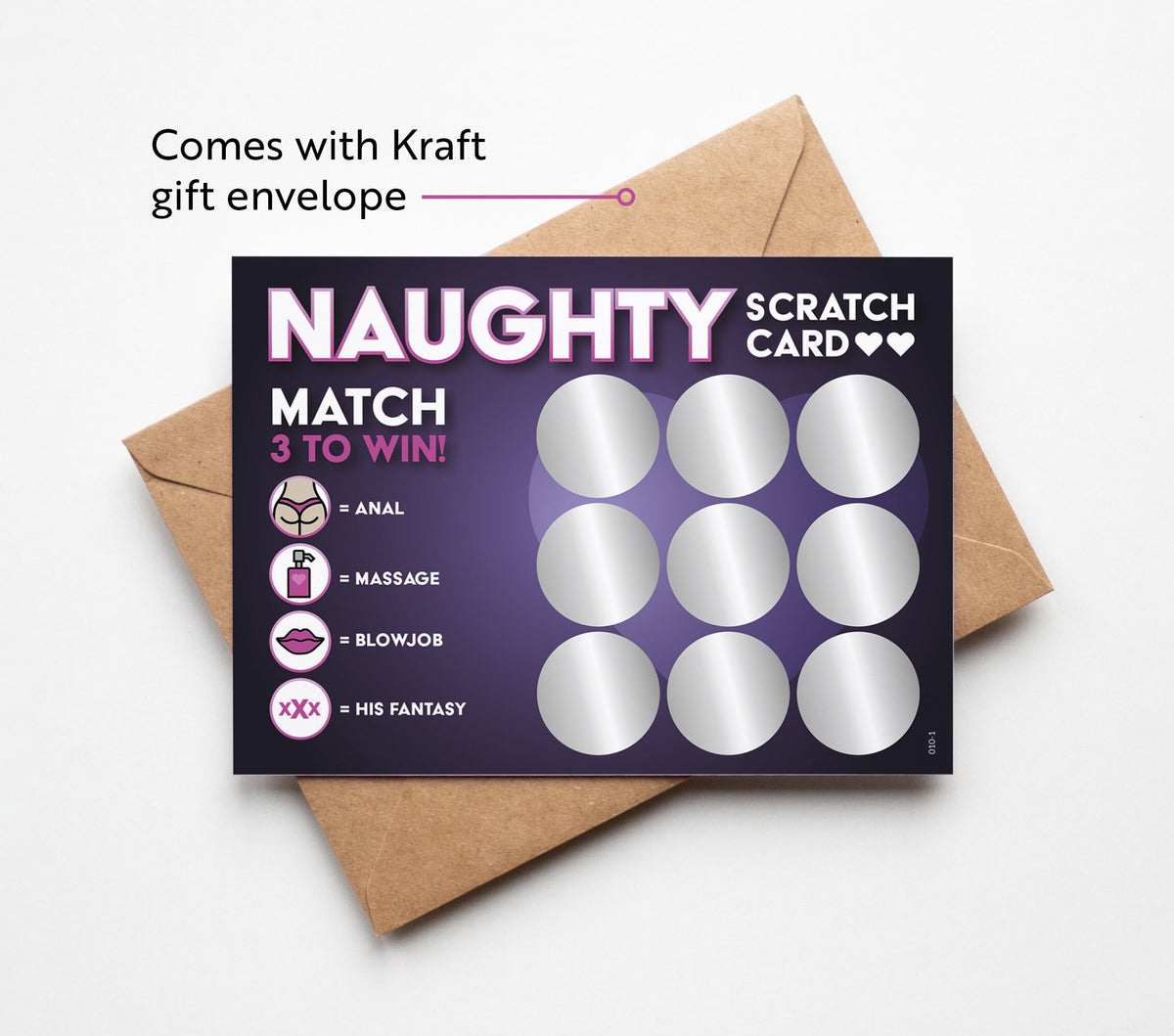 Naughty Adult Scratch Card for Him